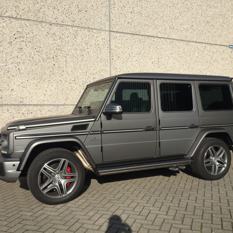 Mercedes G63 AMG voorportieren en Voorruit FG70 vanaf Bstijl FG20.1